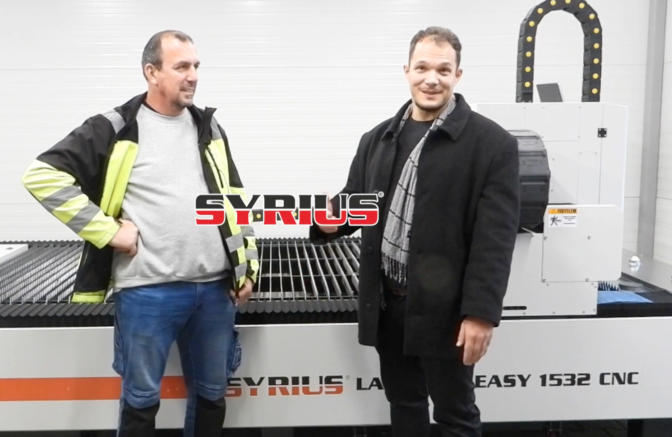 SYRIUS LASERCUT EASY 1532 CNC átadása - interjúval!