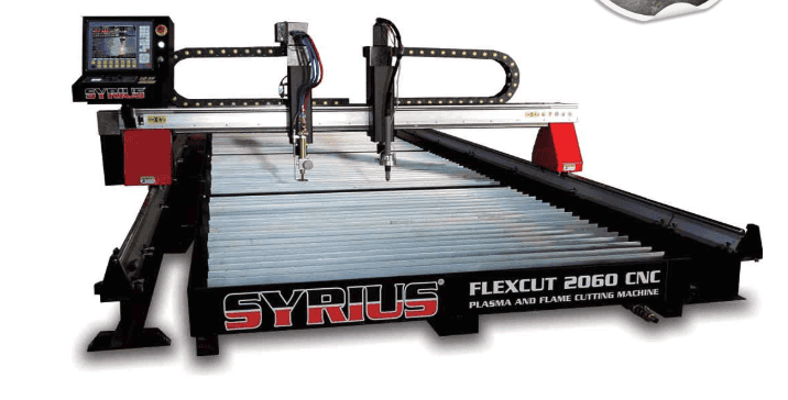 Syrius Flexcut 2060 CNC vágó gép, plazma és lángvágás.
